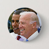 President Obama en vice-President Biden Button (Voorkant)