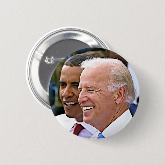 President Obama en vice-President Biden Button (Voorkant /achterkant)