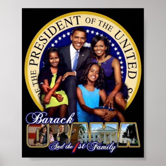 President Obama Family Poster (Voorkant)