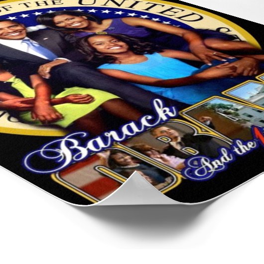 President Obama Family Poster (Hoek)