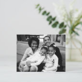 President Obama First Family Briefkaart (Staand voorkant)