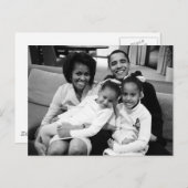 President Obama First Family Briefkaart (Voorkant / Achterkant)