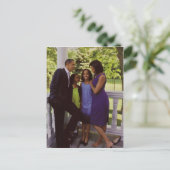 President Obama First Family Briefkaart (Staand voorkant)