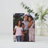 President Obama First Family Briefkaart (Staand voorkant)