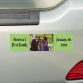 President Obama First Family Bumpersticker (Op auto)