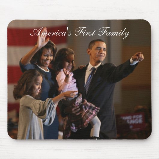 President Obama First Family Keepsakes Muismat (Voorkant)
