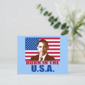 President Obama Geboren in de Verenigde Staten Pro Briefkaart (Staand voorkant)