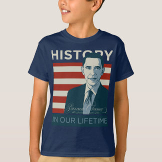 President Obama "Geschiedenis in ons leven" T-shirt