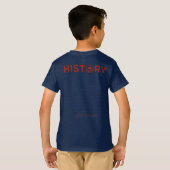 President Obama "Geschiedenis in ons leven" T-shirt (Achterkant volledig)