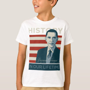 President Obama "Geschiedenis in ons leven" T-shirt