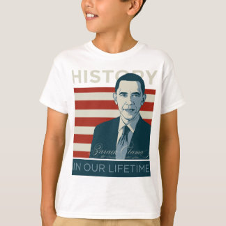 President Obama "Geschiedenis in ons leven" T-shirt