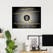 President Obama Herdenking 40"x30" Poster (Thuiskantoor)