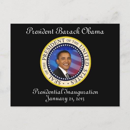 PRESIDENT OBAMA-herdenkingsdag Briefkaart (Voorkant)