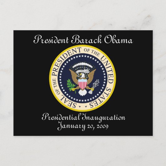PRESIDENT OBAMA-herdenkingsdag Briefkaart (Voorkant)