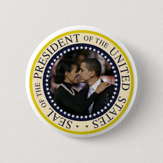 President Obama Herdenkingsdag Button (Voorkant)