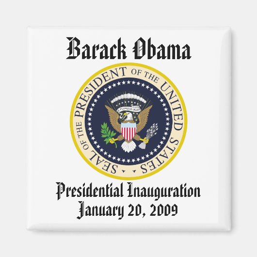PRESIDENT OBAMA-herdenkingsdag Magneet (Voorkant)