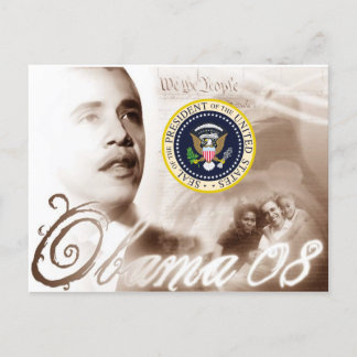 President Obama herdenkingsgeschenken Briefkaart