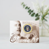 President Obama herdenkingsgeschenken Briefkaart (Staand voorkant)