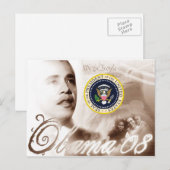 President Obama herdenkingsgeschenken Briefkaart (Voorkant / Achterkant)