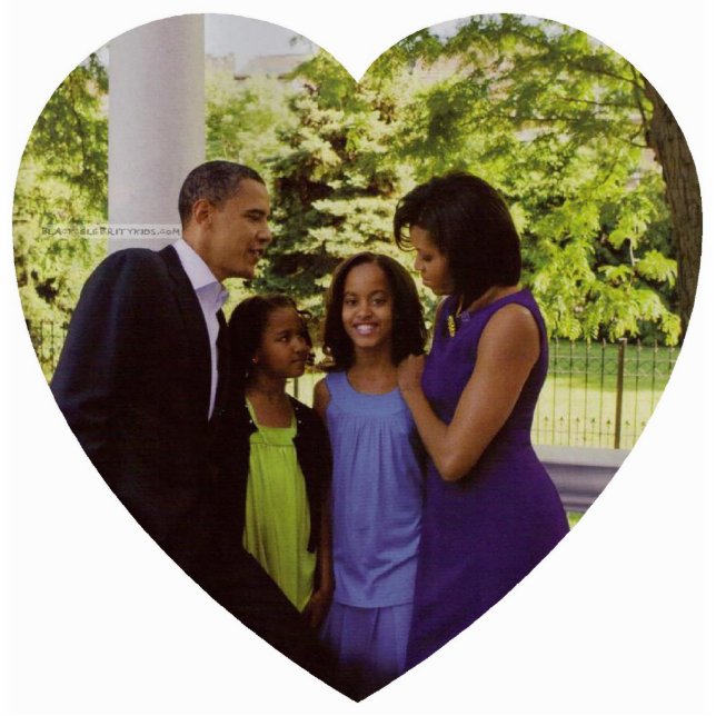 President Obama herdenkingskunst met standaard Staand Fotobeeldje (Voorkant)