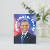 President Obama herkiezen Briefkaart (Staand voorkant)