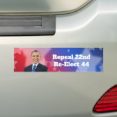 President Obama herkiezen Bumpersticker (Op auto)