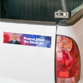 President Obama herkiezen Bumpersticker (Op Truck)