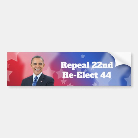 President Obama herkiezen Bumpersticker (Voorkant)