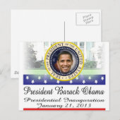 President Obama herverkiezing 2012 Briefkaart (Voorkant / Achterkant)