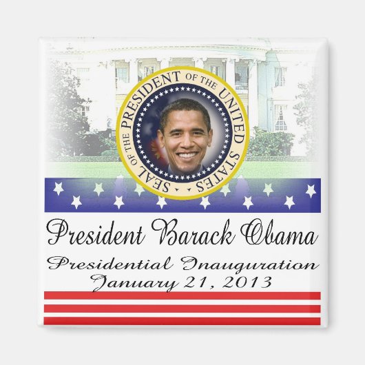 President Obama herverkiezing 2012 Magneet (Voorkant)