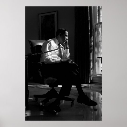 President Obama in oval Kantoor - 2009 Poster (Voorkant)