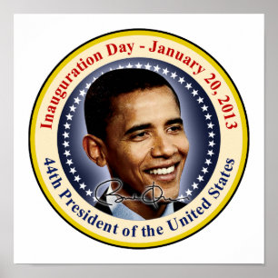 President Obama inauguratie dag Poster