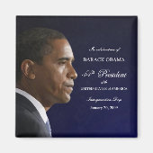 President Obama inauguratie feestmagneet Magneet (Voorkant)