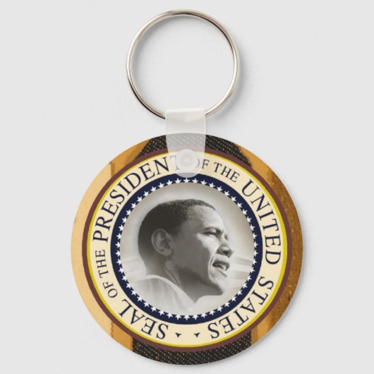 President Obama INAUGURATIE Sleutelhanger (Voorkant)
