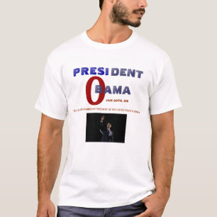 PRESIDENT OBAMA INAUGURATIE T-SHIRT