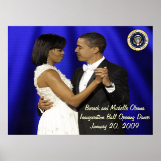President Obama Inauguration Ball Opening Dance Poster