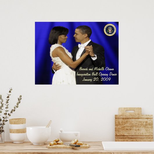 President Obama Inauguration Ball Opening Dance Poster (Keuken)