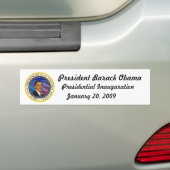 President Obama Inauguration Bumpersticker (Op auto)