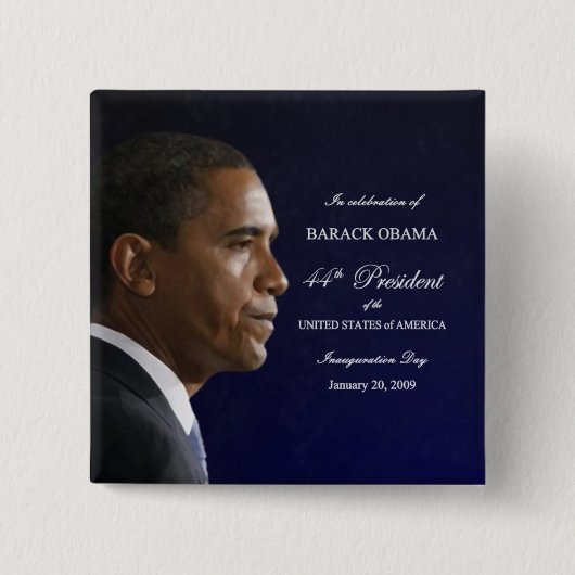 President Obama Inauguration Celebration Button (Voorkant)