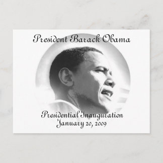 President Obama Inauguration Herdenking Briefkaart