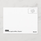 President Obama Inauguration Herdenking Briefkaart (Achterkant)