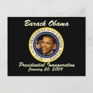 President Obama Inauguration Herdenking Briefkaart