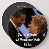 President Obama Inauguration Keepsakes 6" Ronde Button 6,0 Cm (Voorkant /achterkant)