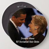 President Obama Inauguration Keepsakes 6" Ronde Button 6,0 Cm (Voorkant /achterkant)