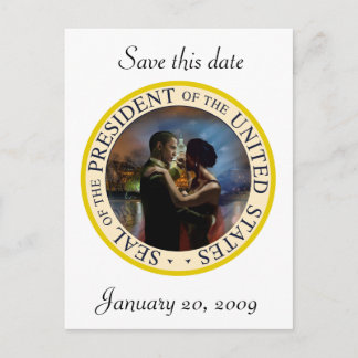 President Obama Inauguration Keepsakes Aankondigingskaart