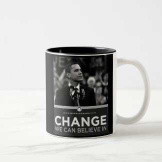 President Obama Inauguration Keepslag Tweekleurige Koffiemok