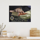 President Obama Inauguration SWEARING-IN Poster (Keuken)