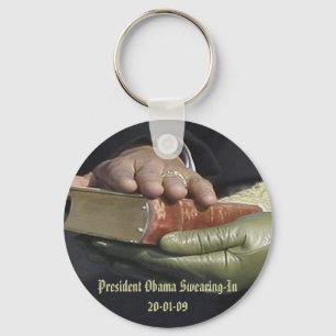 President Obama Inauguration SWEARING-IN Souvenirs Sleutelhanger
