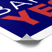 President Obama: "Ja, dat kunnen we!" Poster (Hoek)