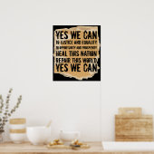 PRESIDENT OBAMA-JA WE KUNNEN POSTERS (Keuken)